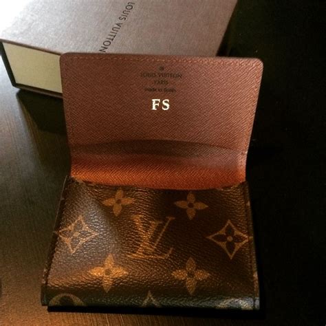 Louis Vuitton personalised card holder